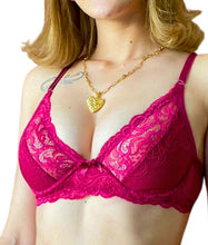 Carregar imagem no visualizador da galeria, SUTIÃ EM RENDA S/BOJO C/ARO REFORÇADO - NADINE