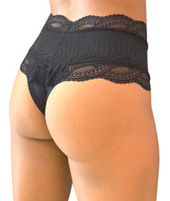 Carregar imagem no visualizador da galeria, CALCINHA CINTURA ALTA C/RENDA MODELADORA - ANA