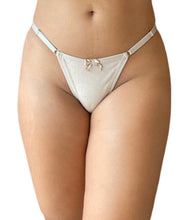 Carregar imagem no visualizador da galeria, CALCINHA REGULÁVEL FIO DUPLO EM COTTON - AMANDA
