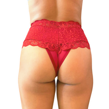 Carregar imagem no visualizador da galeria, CALCINHA CINTURA ALTA C/RENDA MODELADORA - ANA