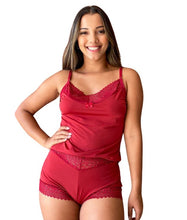 Carregar imagem no visualizador da galeria, BABY DOLL EM LIGANETE E DETALHES EM RENDA - CRISTAL