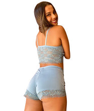 Carregar imagem no visualizador da galeria, BABY DOLL EM MICROFIBRA E DETALHES EM RENDA - LUANA
