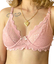 Carregar imagem no visualizador da galeria, SUTIÃ EM RENDA S/BOJO C/ARO REFORÇADO - NADINE
