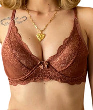 Carregar imagem no visualizador da galeria, SUTIÃ EM RENDA S/BOJO C/ARO REFORÇADO - NADINE
