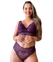 Carregar imagem no visualizador da galeria, CONJUNTO CROPPED EM RENDA COM BOJO - GIRASSOL
