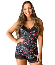 Carregar imagem no visualizador da galeria, BABY DOLL EM LIGANETE E DETALHES EM RENDA - CRISTAL
